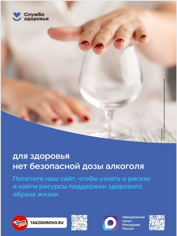Нет безопасной дозы алкоголя