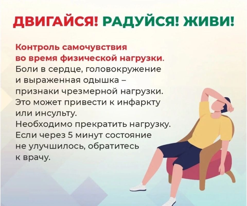 контроль самочувствия во время физической нагрузки